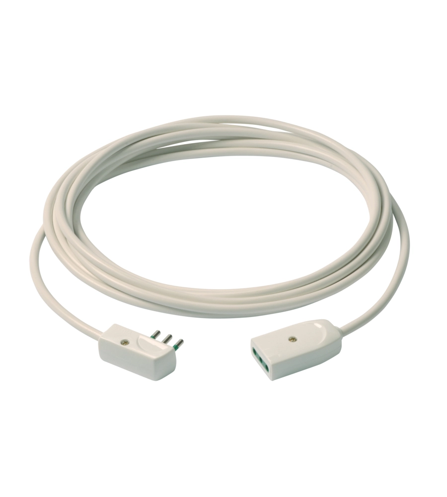 CAVO PROLUNGA 5 METRI BIANCO 3G0,75+SPINAPIATTA - VIMAR.
